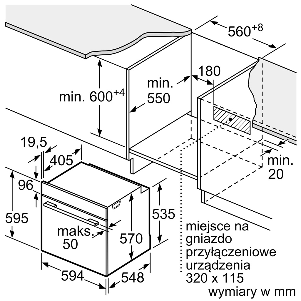 LÒ NƯỚNG BOSCH HBA534EB0K